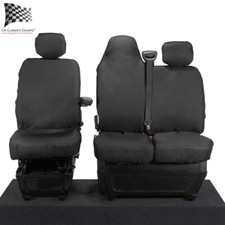 Fits Nissan Interstar Front Seat Covers - With Folding Middle Seat (2022-24) 669