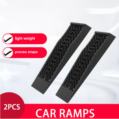 2X 5T Super Stable Extra Wide Car Plastic Ramps KFZ Rampe Auffahrt Plattform