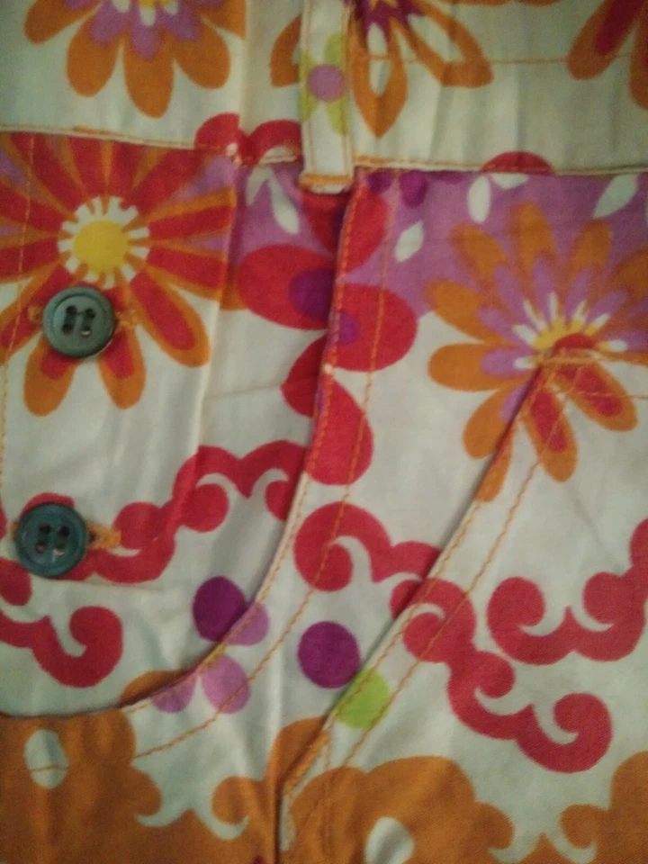 NUEVO OILILY NIÑAS Bebé Vintage Floral 100% Algodón Pantalones Capri 80 86 98 104 Foto 3 de 4