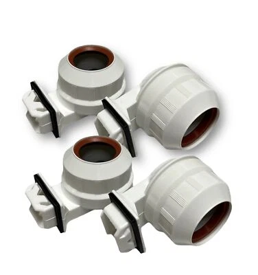 ZooPaul 4x Feuchtraumfassung IP67 Schutzfassung für T8 Leuchtstofflampe Aquarium