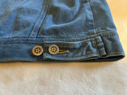 Monte Carlo Polo & Jockey Club Heavy Dark Blue Denim Jean Jacket Men's Size L - Picture 16 of 16