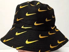 NIKE REVERSIBLE SPORT BUCKET HATS COTTON UNISEX ADULT SIZE - SELECT YOUR COLOR