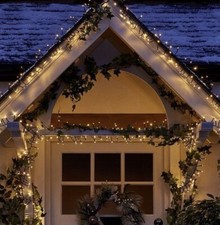 Image of 1000 Multi Function Warm White Christmas Lights Outdoor Or Indoor New W/o Box