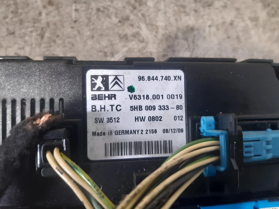 Peugeot 407 2007 calefacción control climático 96844740xn Foto 3 de 3