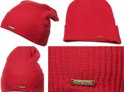 Diesel Unisex Men Women Cotton Long Knit Hat MARSY Beanie Cap Slouch