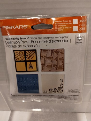 Fiskars Fuse Creativity System | Die-cut & Letterpress Design Set 0081 With Exp - Picture 5 of 7