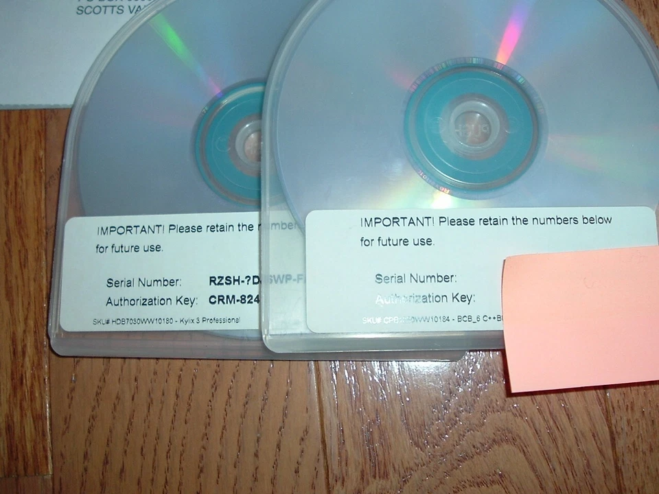 Borland C++ Builder 6 Professional Upgrade set:7 Disks,Authorization KEY, Kylix - Image 4 of 4