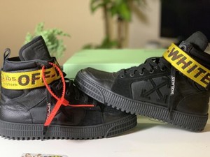 off white industrial hi top