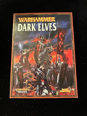 Games Workshop Warhammer Dark Elves Lot B Rulebook Supplement Codex Old World
