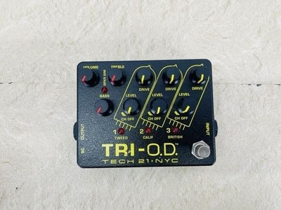 Tech 21 NYC Tri-O.D. OD Overdrive Distortion Booster Guitar Effect Pedal