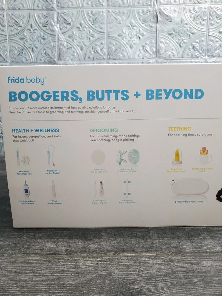 Ultimate Baby Kit | Set de regalo Baby Essentials incluye bienestar, día del enfermo, gas... Foto 2 de 4