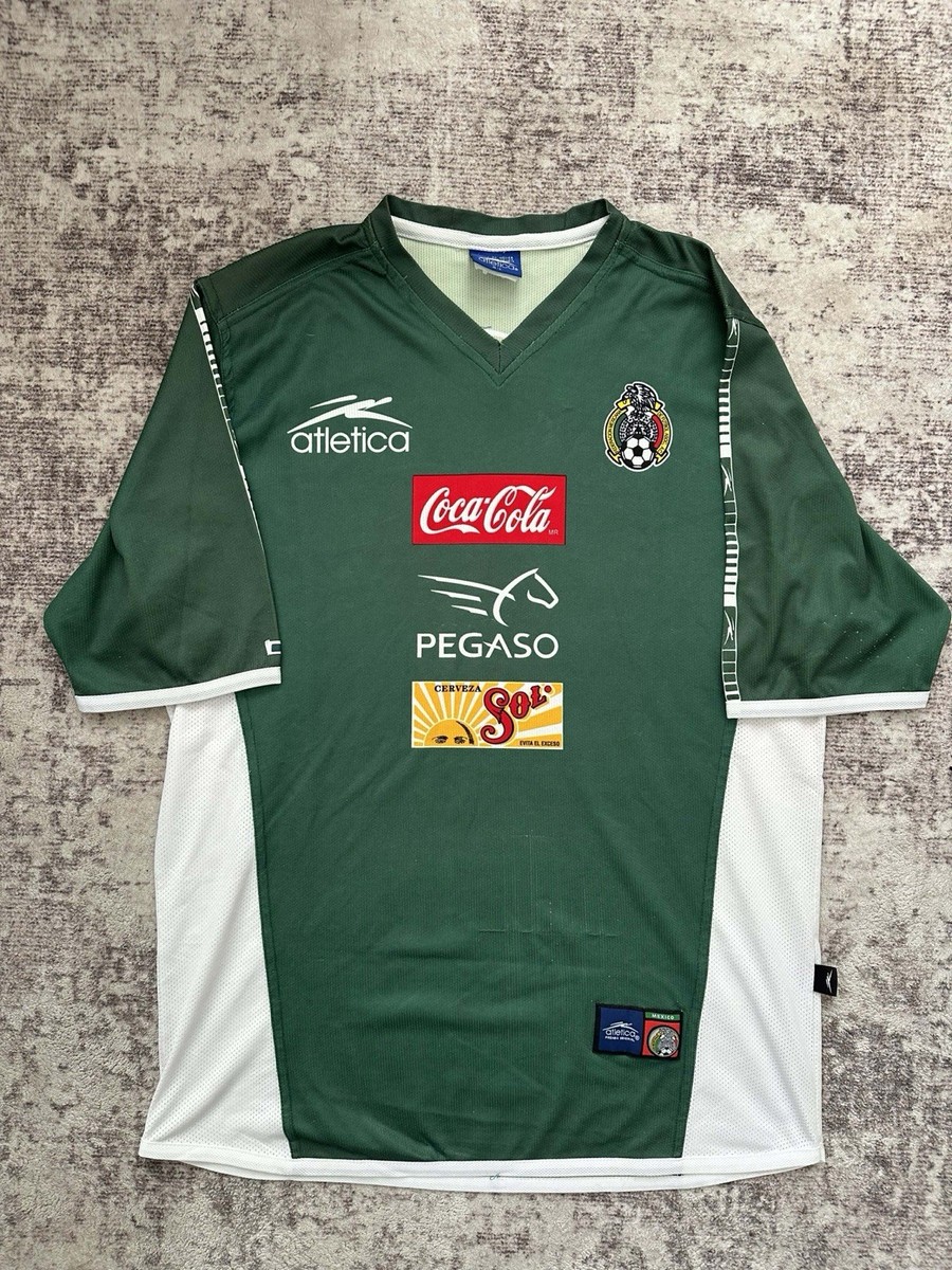 Atletica Mexico National Team Green White Soccer Jersey | eBay