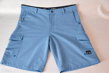 SALT LIFE Men's SLX-QD - VAPOR STRETCH -BLUE BOARD SHORTS - Size 34