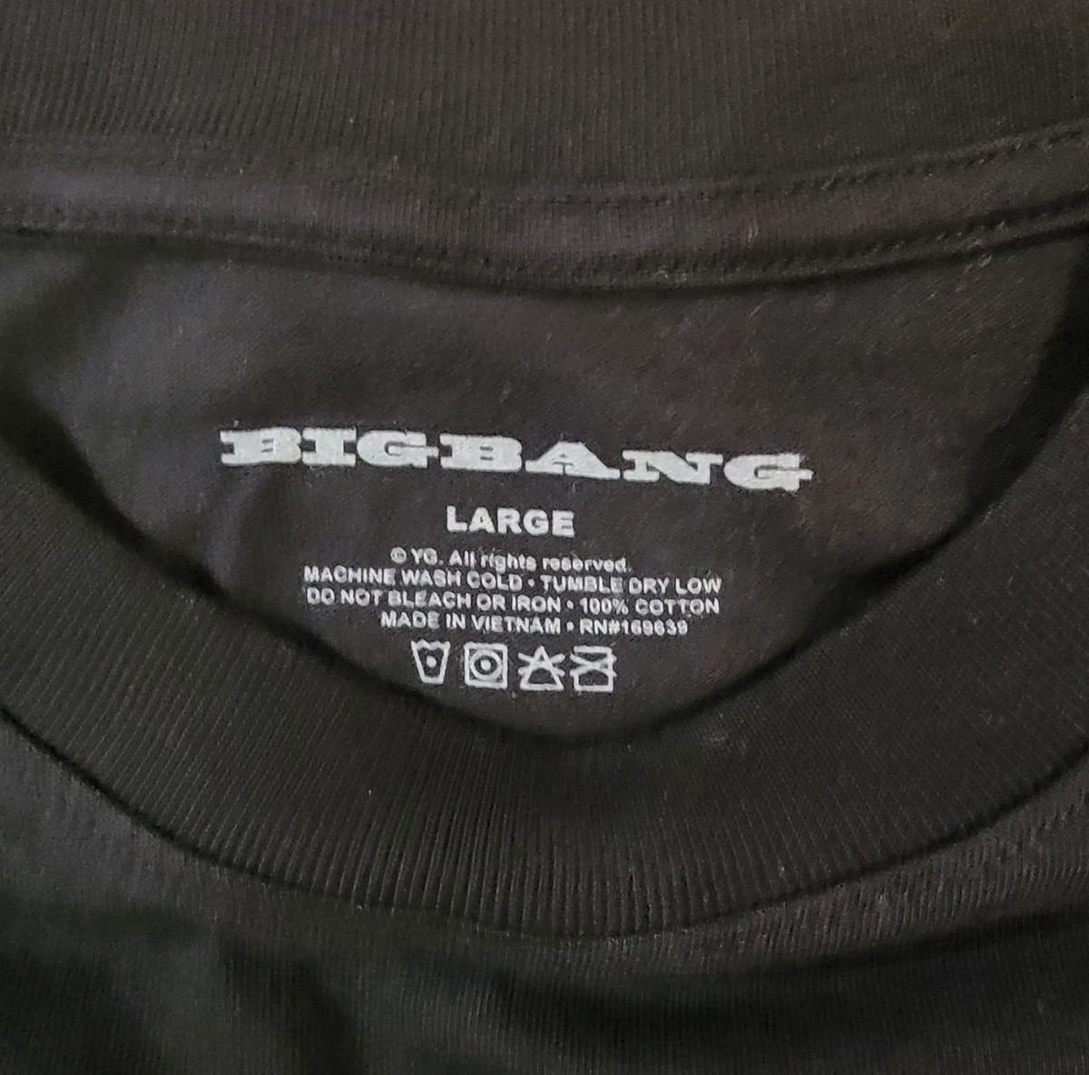 BIGBANG OFFICIAL COACELLA 2026 LARGE SHIRT EXCLUSIVE MERCH K-POP
