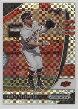 2020 Panini Prizm Draft Picks Power Plaid Prizm 1/35 Kaden Polcovich #PDP78 0q3