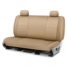 For Toyota Corolla 02 Coverking Genuine Leather 2nd Row Beige Custom Seat Covers For Toyota Corolla 02 Coverking Genuine Leather 2nd Row Beige Custom Seat Covers