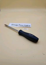 Snap-on  6" Long Shank Black Handle 5/16" Flat/Slotted Screwdriver SDD6 USA 