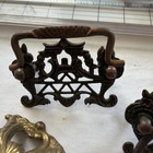 Lot Of Vintage Dresser Drawer Pulls & Hardware Cabinet Antique Handles Brass — photo 6