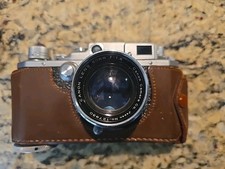 Vintage Canon P rangefinder Camera from the 1950s, identified by the "Canon...