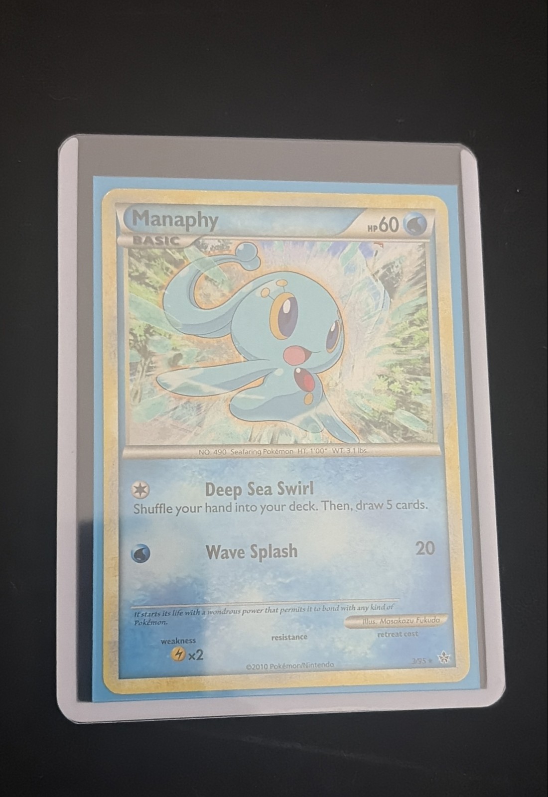 Manaphy 3/95 Unleashed Holo