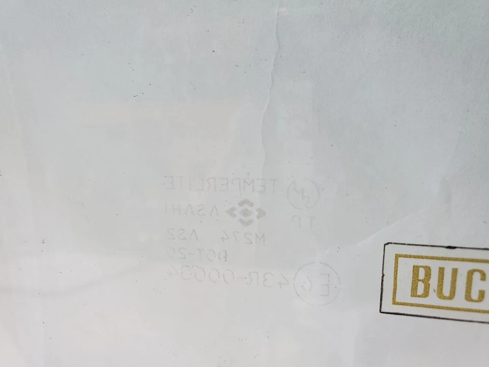 Starion 1983 1984 1989 Conquest Chrysler OEM puerta delantera derecha vidrio Foto 4 de 4