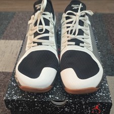 Reebok Black/White Colorblock Low Top Lace-Up...