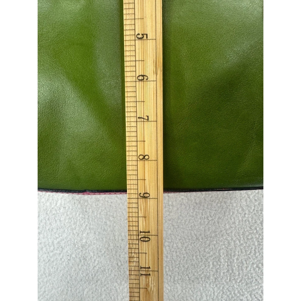Bolso de mano de cuero rosa verde JAMAH bolso médico asa superior cartera vintage Foto 4 de 4