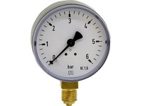 Manometer 0-0, 6Bar 63 Mm FüR G1/4 DN 8 1/4' Radial