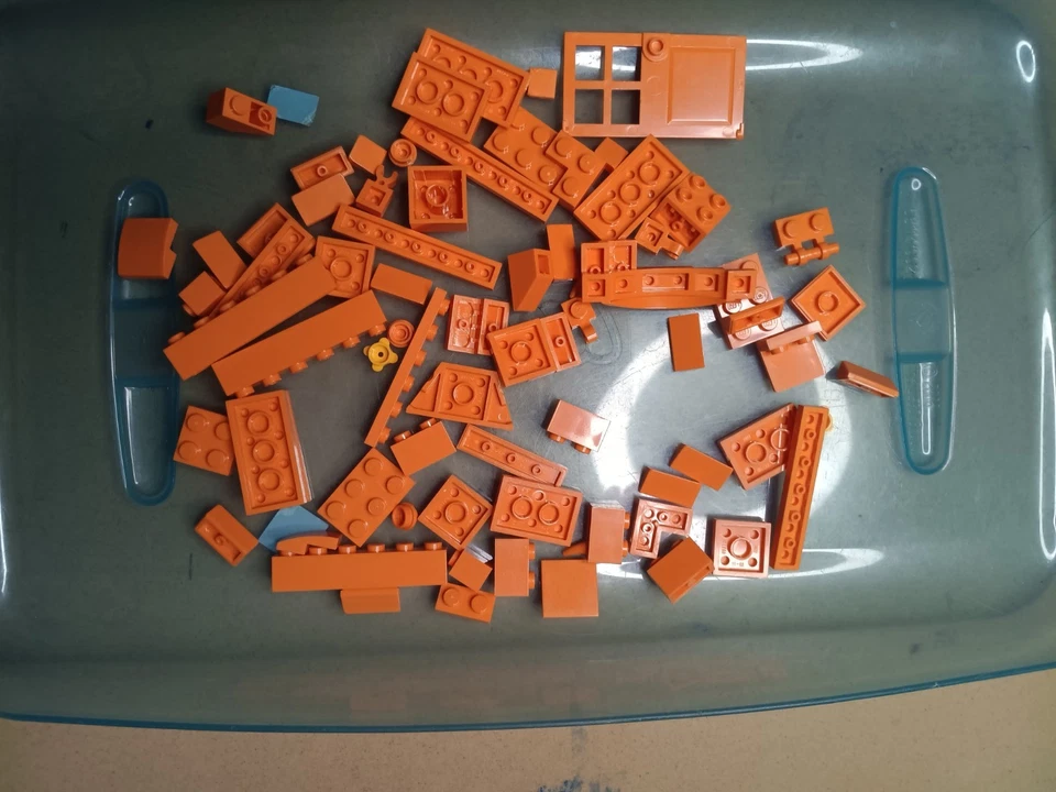 Lego Bulk 17lbs (pounds) Color Coded Assorted Technique Parts Bionicle Parts  - Image 4 of 4