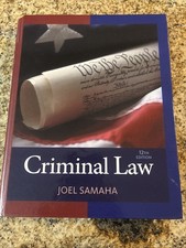 Criminal Law - Hardcover By Samaha, Joel - Ex...