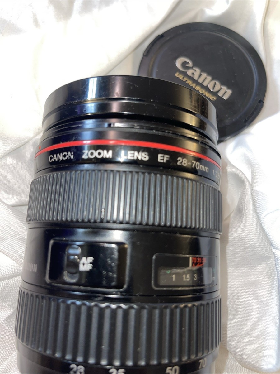 Canon EF 28-70mm f/2.8 L USM Zoom Lens Tested Clean Body