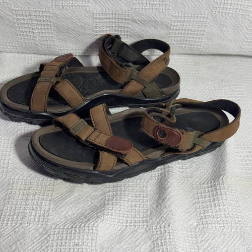 Timberland sandali con cinturino in pelle donna 7 marrone