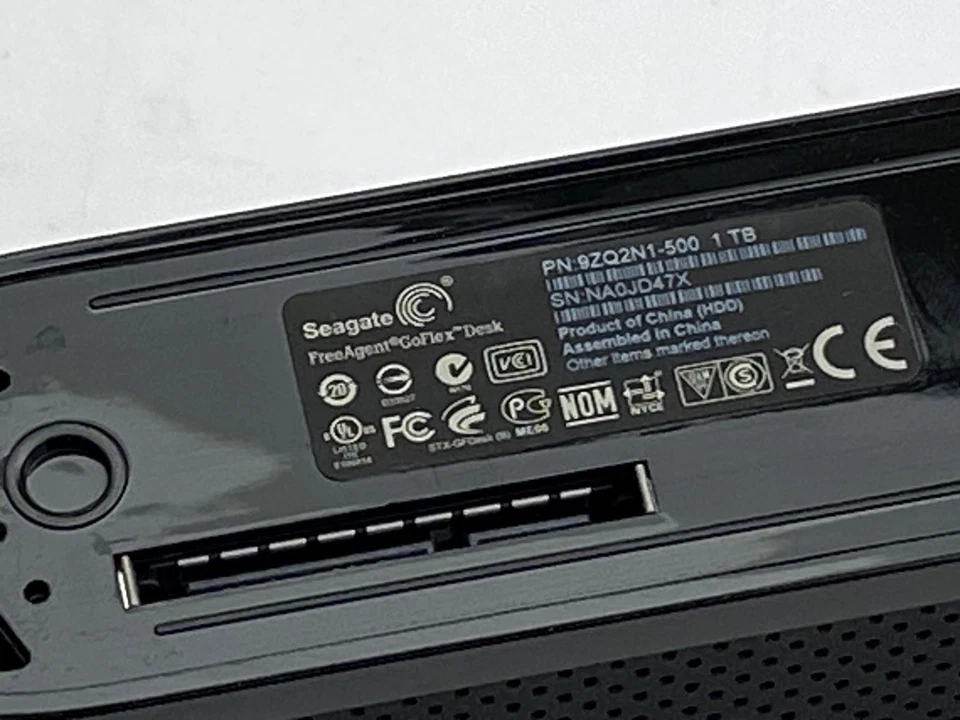 *SEAGATE FreeAgent GoFlex DESK 1-TB* USB 3.0 9ZQ2N1-500 External w. DOCKING BASE - Image 3 of 4