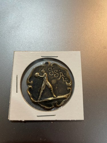 RARE EARLY 1900s BASKETBALL  MEDAL -UNKNOWN DATE