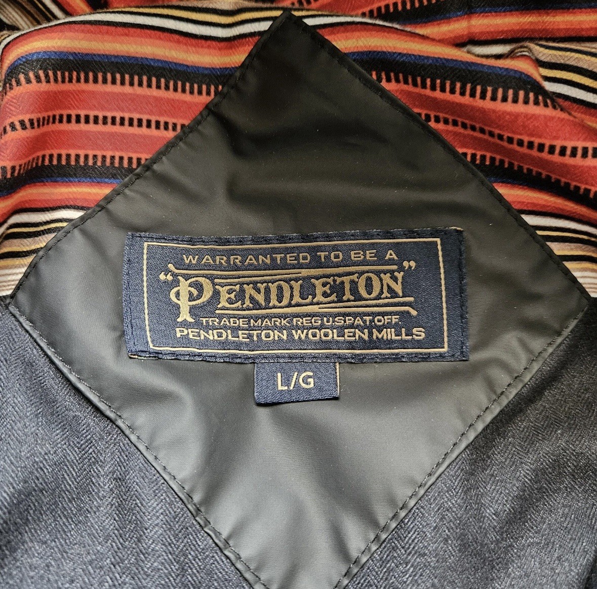 Pendleton Jacket Womens Large Black Fairbanks Wat… - image 6