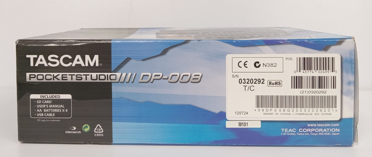 Tascam DP-008 Digital Multi Track Recorder for sale online | eBay