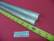 2 Pieces 3/4" ALUMINUM 6061 ROUND ROD 24" long T6511 Solid New Lathe Bar Stock