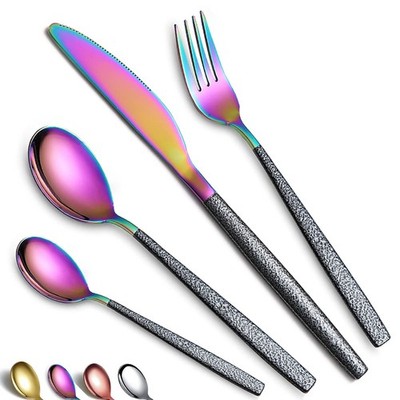 Besteckset 24-teilig Kopfbedeckung ArcenCiel mit Griff N...