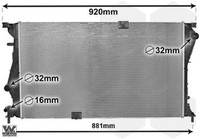 VAN Wezel 43002601 KüHler FüR MotorküHlung MotorküHler AutoküHler