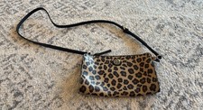 Tory Burch Leopard Print Crossbody Wallet Bag
