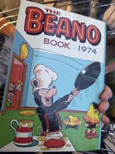 The Beano Book 1974 Vintage Hardback Annual for Dennis Gnasher, Minnie The Minx