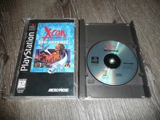 Playstation 1 PS1 X-Com UFO Defense Long Box Complete Broken case
