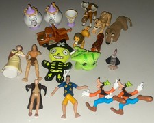 Vitg McDonald  s Disney Happy Meal Toys Lot Of 18 Mixed Figures - see description
