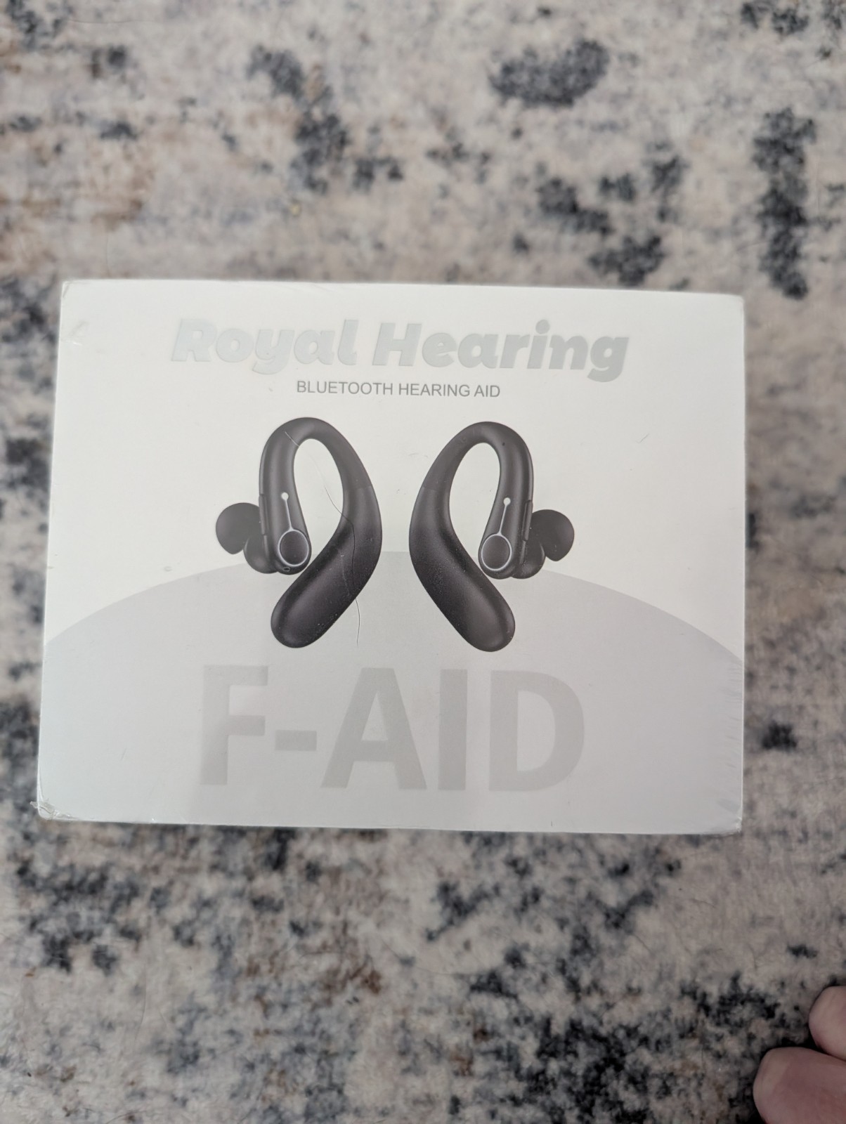 Royal Hearing F-AID Bluetooth Hearing Aid BTE Black Recharge
