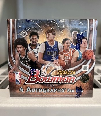 2025-26 Topps Bowman NBA Basketball Jumbo Hobby Box FACTORY SEALED