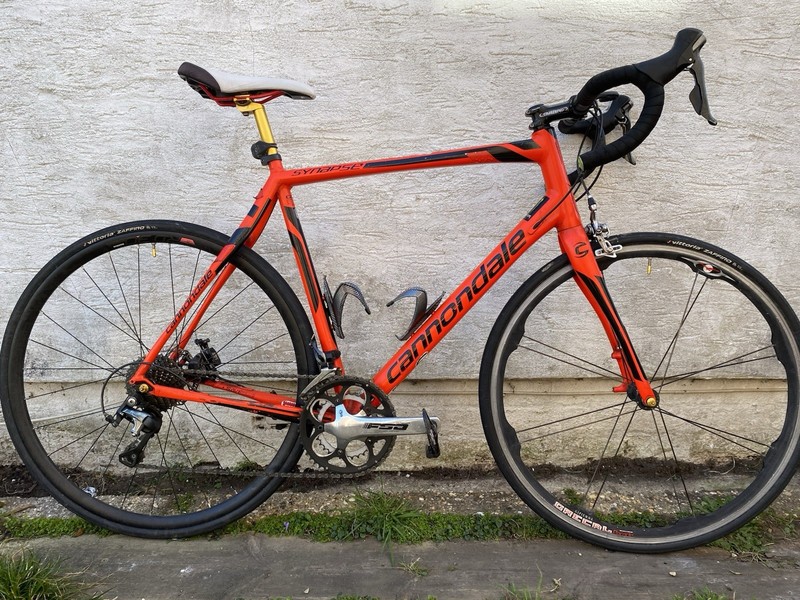 2016 Cannondale Synapse Shimano Tiagra Disc Rim Brake Road Bike 700c Size 58cm