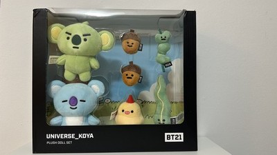 BTS BT21 Line Friends Universe KOYA Plush Doll Set Brand New Sealed
