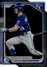 2024 Bowman #BCP-33 Carson Roccaforte Chrome Prospects