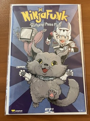 Whatnot Comics Ninja Funk #1 Cover D Wolfgang Press Play! Pokemon Homage