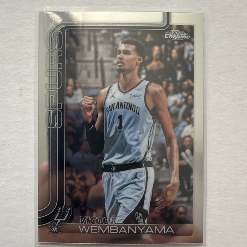 Topps Chrome Victor Wembanyama - San Antonio Spurs NBA Basketball